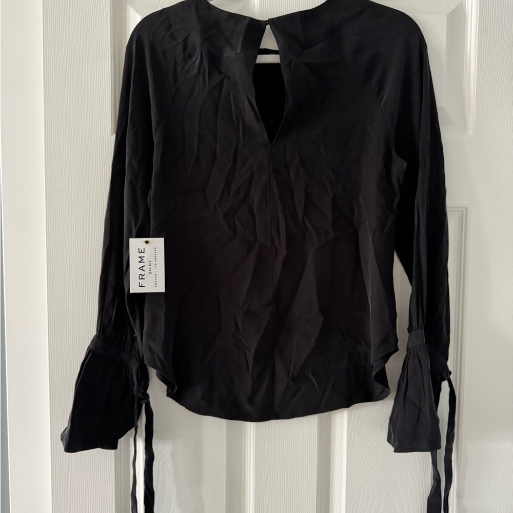 Frame silk top - Picture 3 of 4